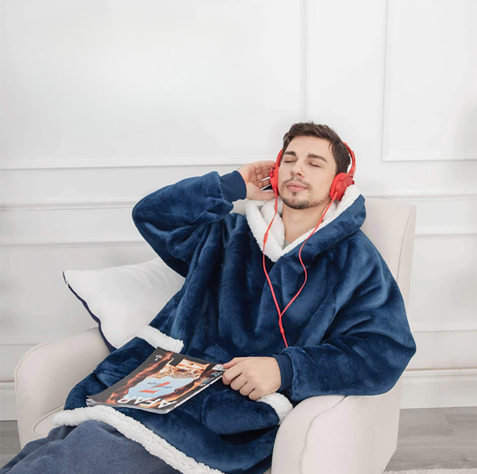Obrovský plaidový sveter ultra pohodlný na úplný relax