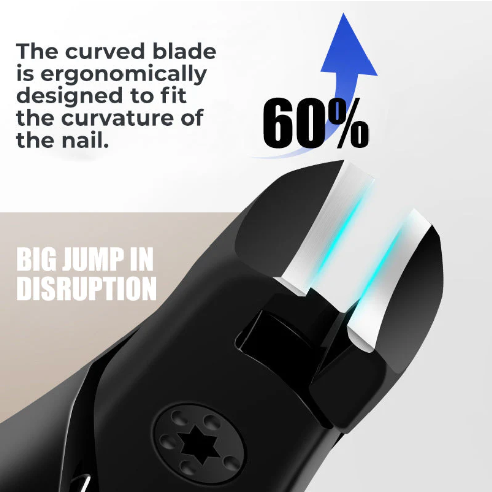 Splash-proof nagelknipper, precies en praktisch