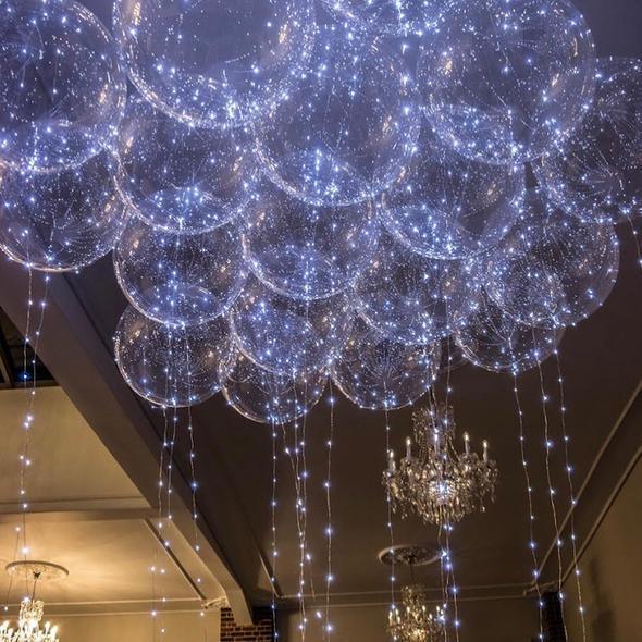 Genanvendelige LED-balloner til at oplyse dine fester (X10)