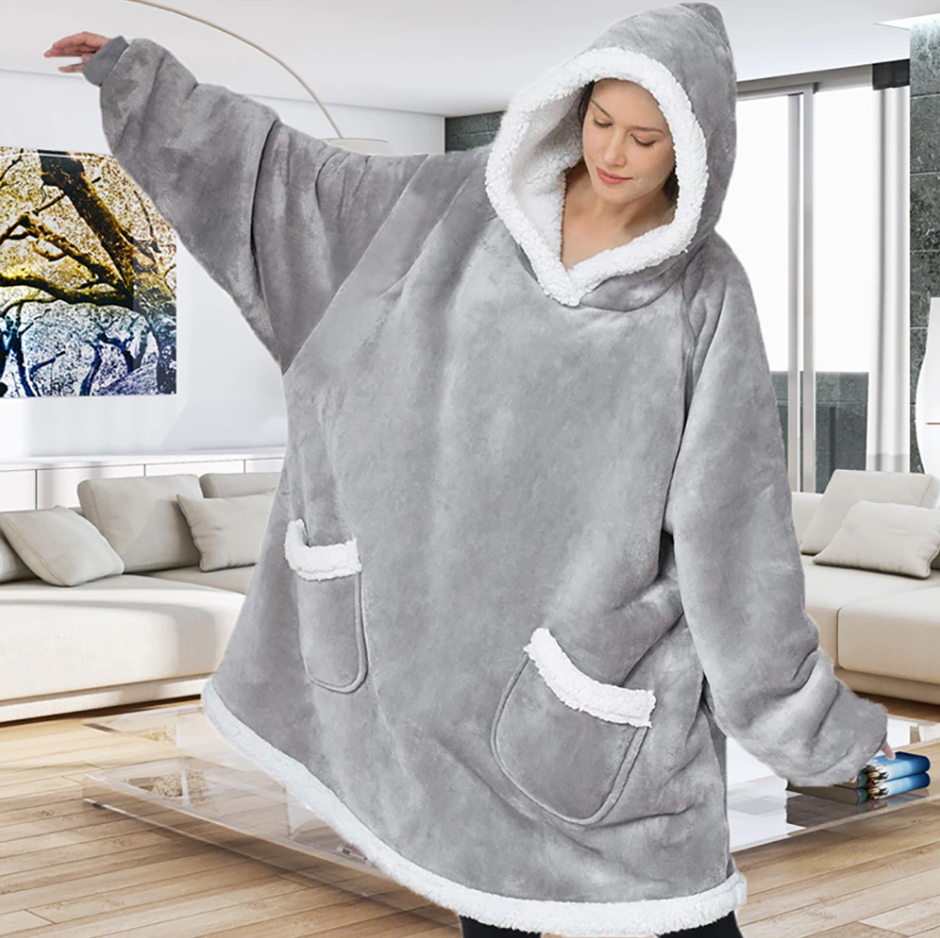 Obrovský plaidový sveter ultra pohodlný na úplný relax